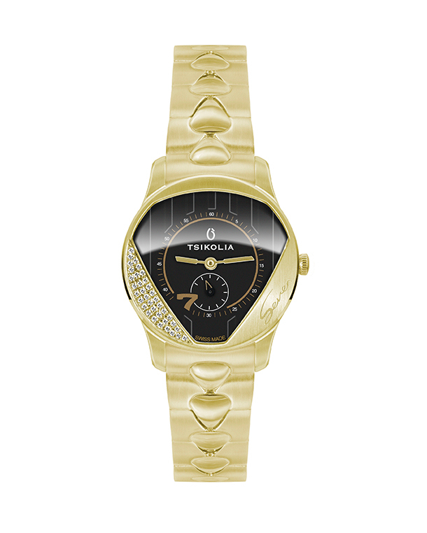SEVEN 32 MM (Black, Steel Bracelet)